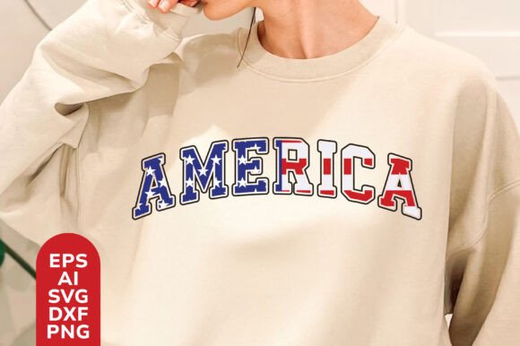 American Varsity SVG: 4th of July Graphics & T-Shirt Designs