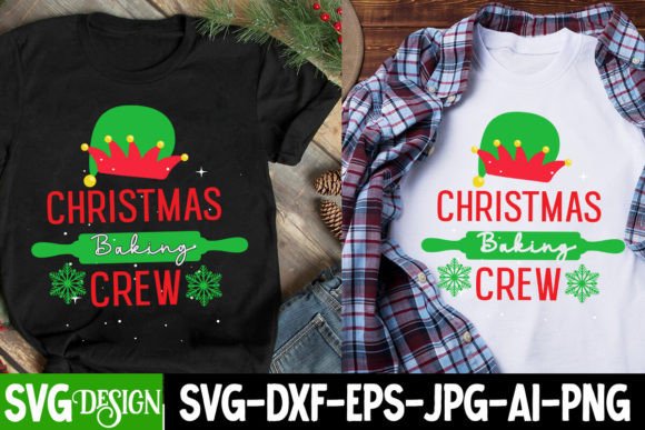 Christmas Baking Crew SVG: Graphics for T-Shirt Designs
