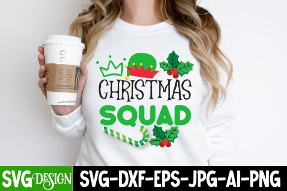 Christmas Squad SVG: Graphics for T-Shirt Designs
