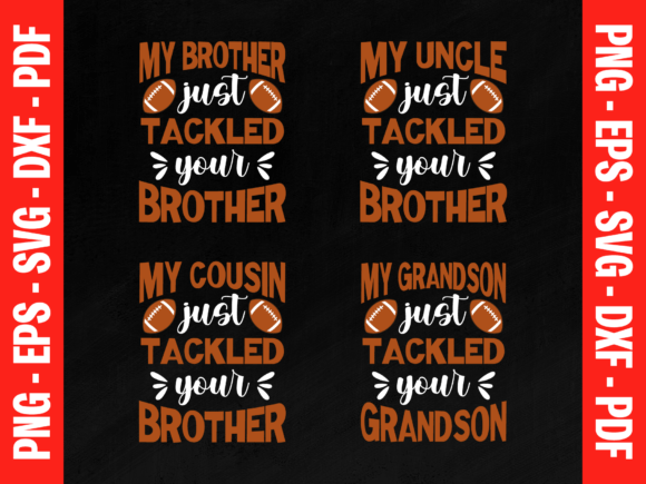 Football Family SVG Bundle: Graphics for T-Shirt Designs
