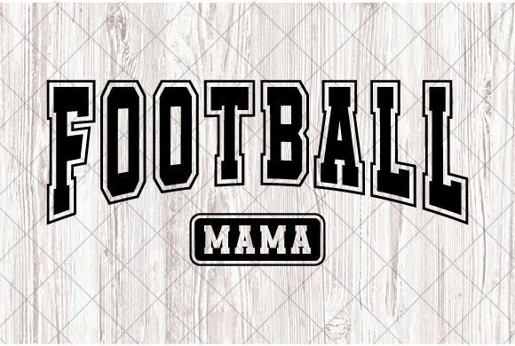 Football Mom Varsity SVG: Graphics for T-Shirt Designs