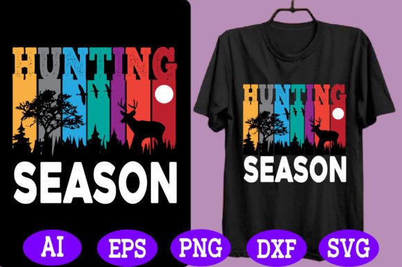Hunting Season: Bold Graphics for T-Shirt Designs