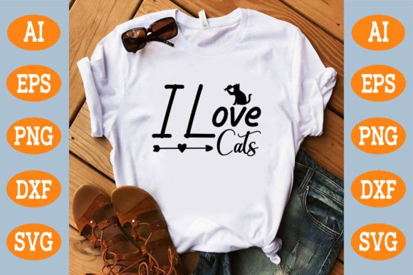 I Love Cats SVG: A Designer's Take on Embroidery Potential