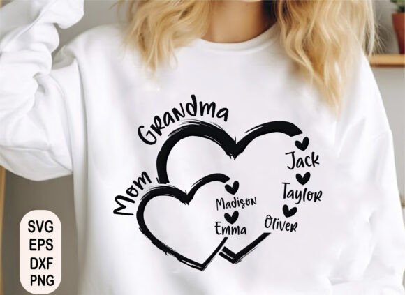 Mama Heart SVG: Graphics for T-Shirt Designs