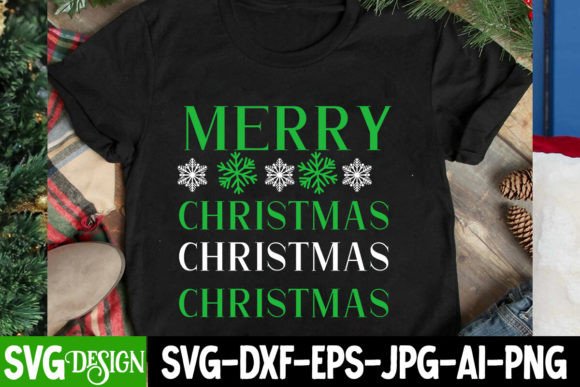 Merry Christmas SVG: Graphics for T-Shirt Designs