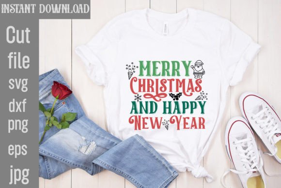 Merry Christmas SVG: Graphics for T-Shirt Designs