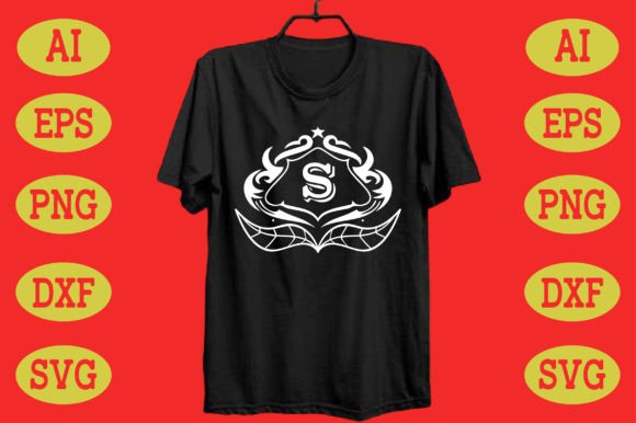 Monogram S: Premium Graphics for T-Shirt Designs