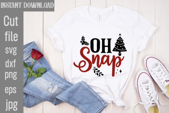 Oh Snap SVG Cut File: Graphics for T-Shirt Designs