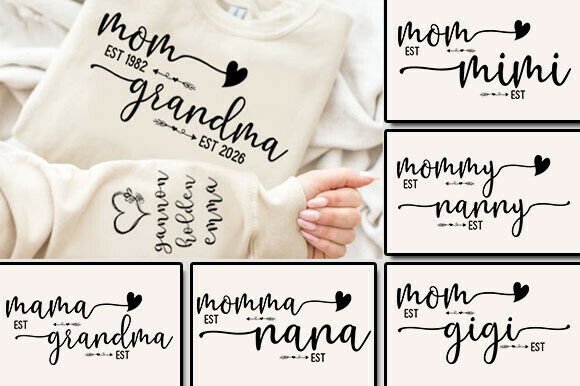 Review: Custom Mom Grandma Svg Bundle for Embroidery