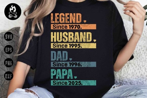 Review: Legend Husband Dad Papa SVG for Graphics