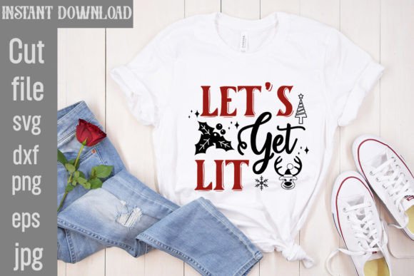 Review: Let s Get Lit SVG Cut File for Holiday Embroidery