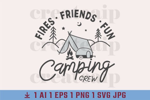 Summer Camp SVG: Graphics for T-Shirt Designs